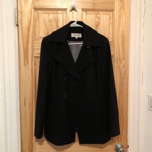 Black Calvin Klein Peacoat